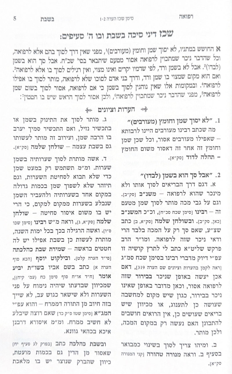 רפואה בשבת - ב כרכים