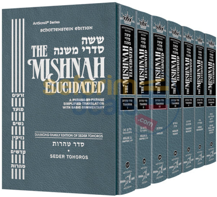 Artscroll Schottenstein Mishnah Elucidated Seder Tohoros - 7 Vol. Set Full Size