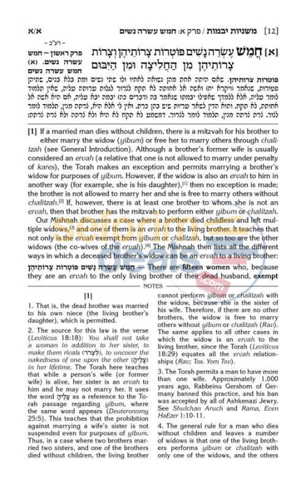 Artscroll Schottenstein Mishnah Elucidated Seder Nashim - 3 Vol. Set Full Size