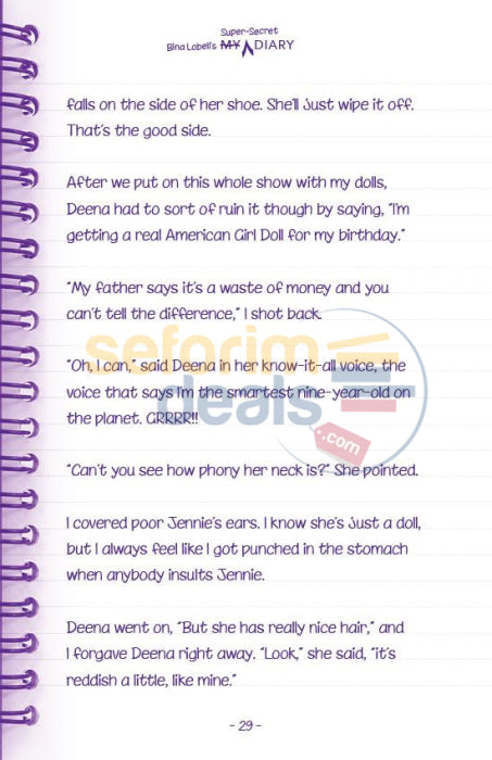 Bina Lobells Super Secret Diary