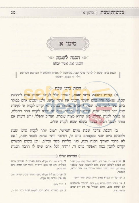 Bmitzvos Shabbos -