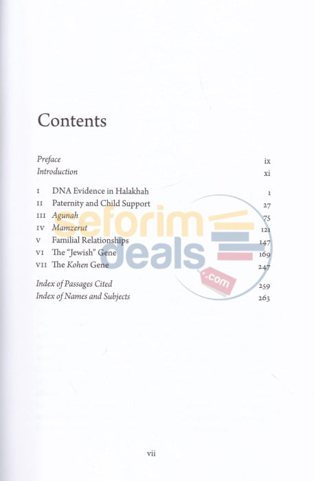 Dna In Halakhah