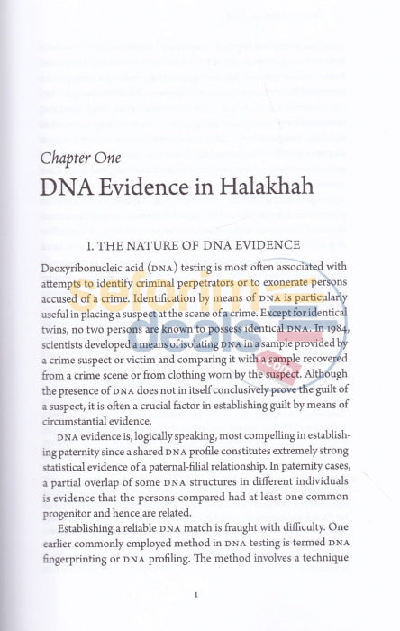 Dna In Halakhah