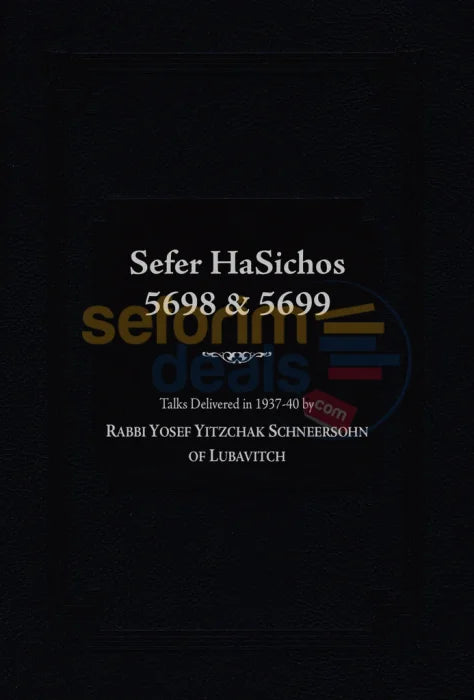 English Sefer Hasichos 5698 - 5699