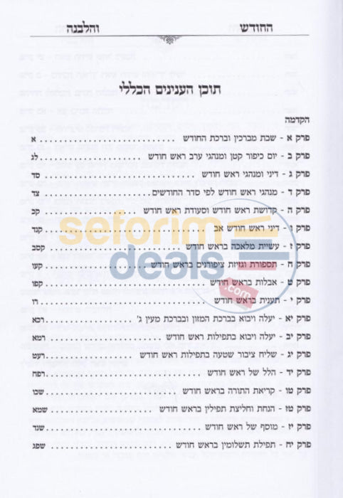 Hachodesh Vhalevano -