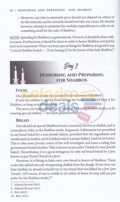 Learn Shabbos In Just 3 Minutes A Day