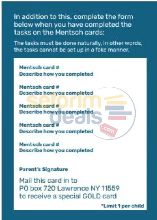 Mentsch Trading Cards