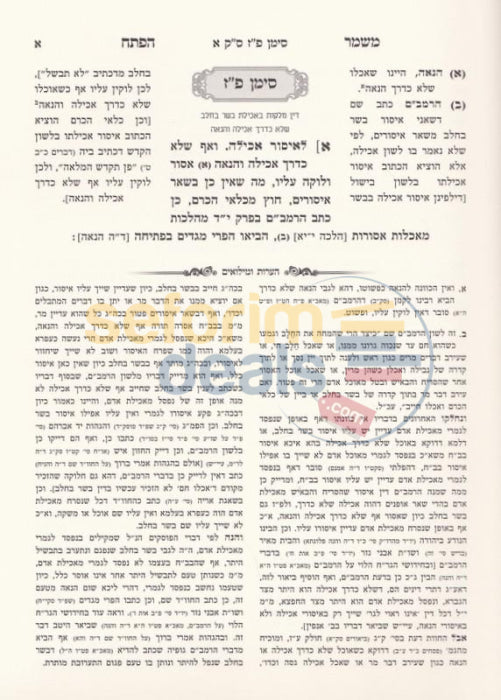 Mishmar Hapesach - Basar Bcholov