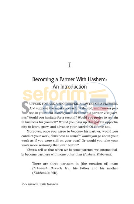 Partners With Hashem