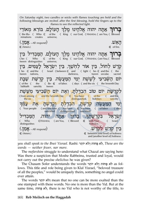 Reb Meilech On The Haggadah