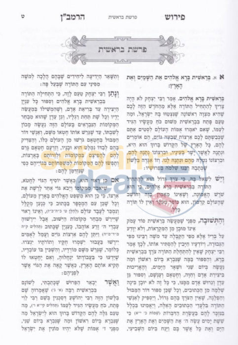 Ramban Al Hatorah - 2 Vol. Set