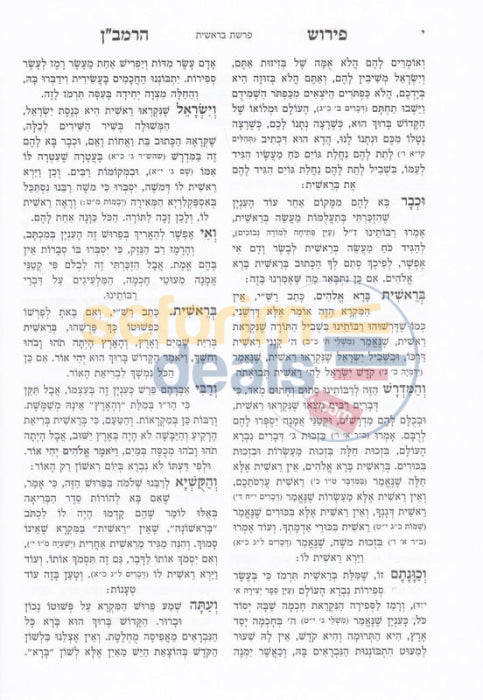 Ramban Al Hatorah - 2 Vol. Set