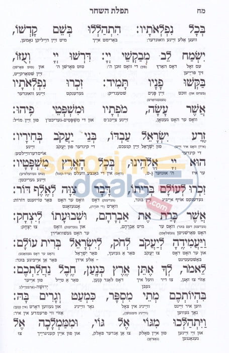 סדור המפרש תהלת ה’ מתרגם ומפרש באידיש