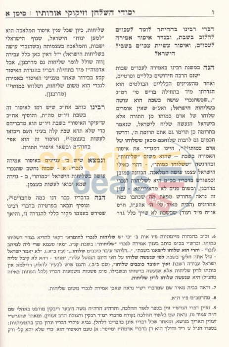 Sefer Yesodei Hashulchan Vzikukei Orosav -