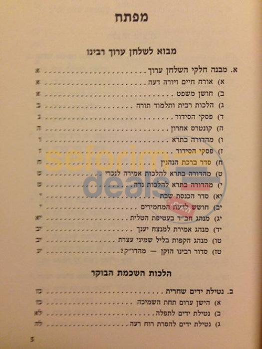 Shiurei Halacha Lmaaseh -