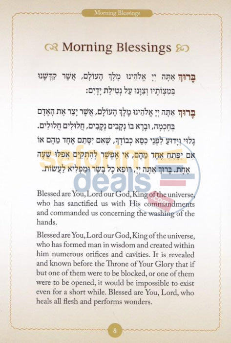 The Chabad Childrens Siddur - Boys Hebrew And English