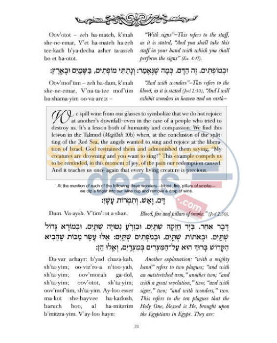 The Haggadah - Transliterated & Translated