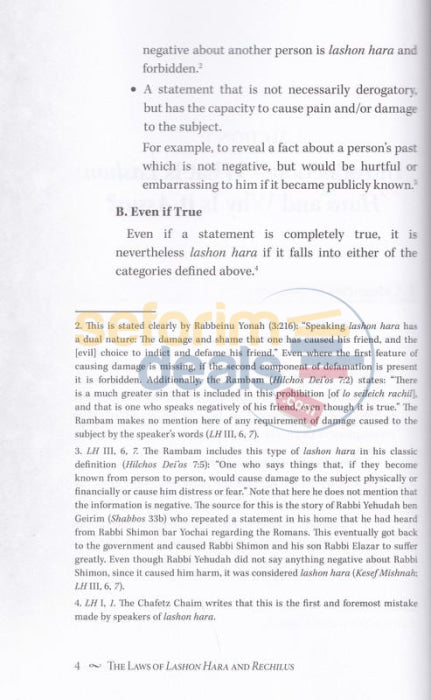The Laws Of Lashon Hara And Rechilus
