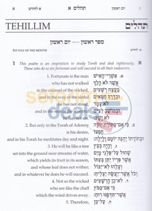 The Metsudah Linear Tehillim