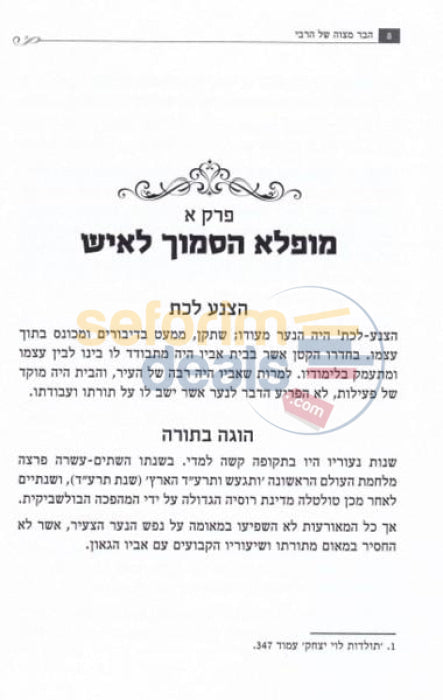 The Rebbes Bar Mitzva -