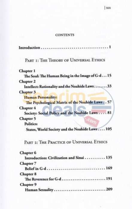 The Theory & Practice Of Universal Ethics - Noahide Laws