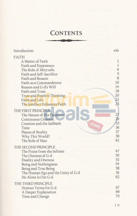 The Thirteen Principles Of Faith - A Chassidic Viewpoint