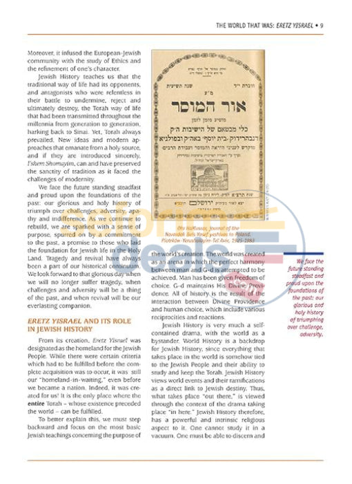 The World That Was Eretz Yisrael - Book 1