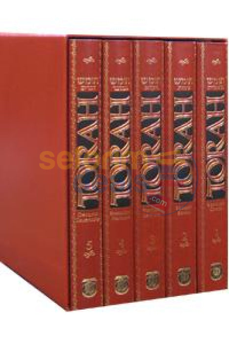 Back In Print: Torah Chumash Kehot 5 Vol. Set In Slipcase - New Edition