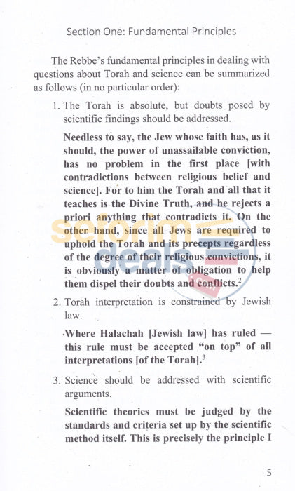 Truth - The Rebbe On Torah And Science