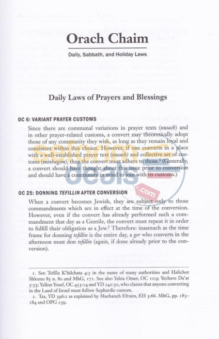 A Concise Code Of Jewish Law For Converts