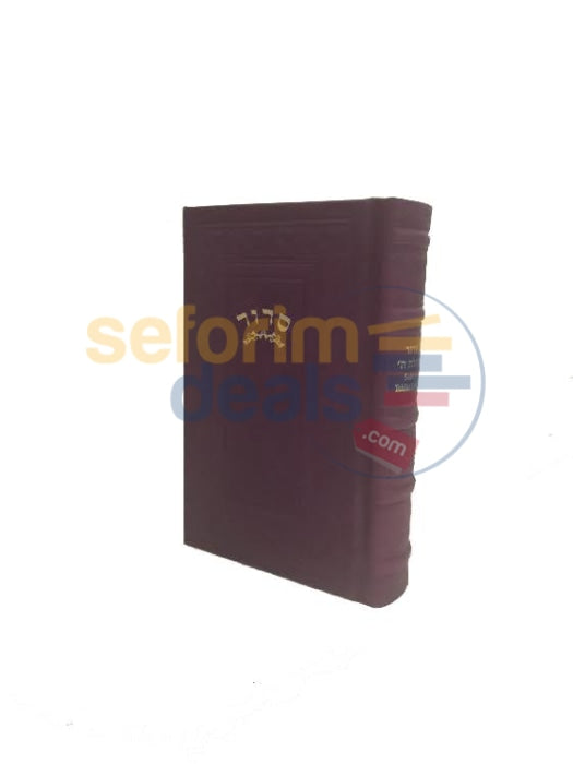 Large Leather Annotated English Siddur