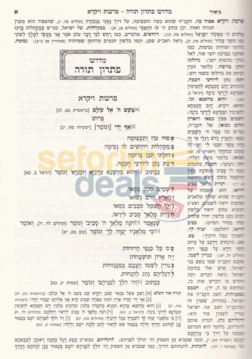 Midrash Pisron Torah Lrav Hai -