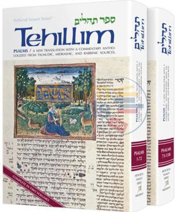 Tehillim - Psalms 2 Vol Shrink Wrapped Set